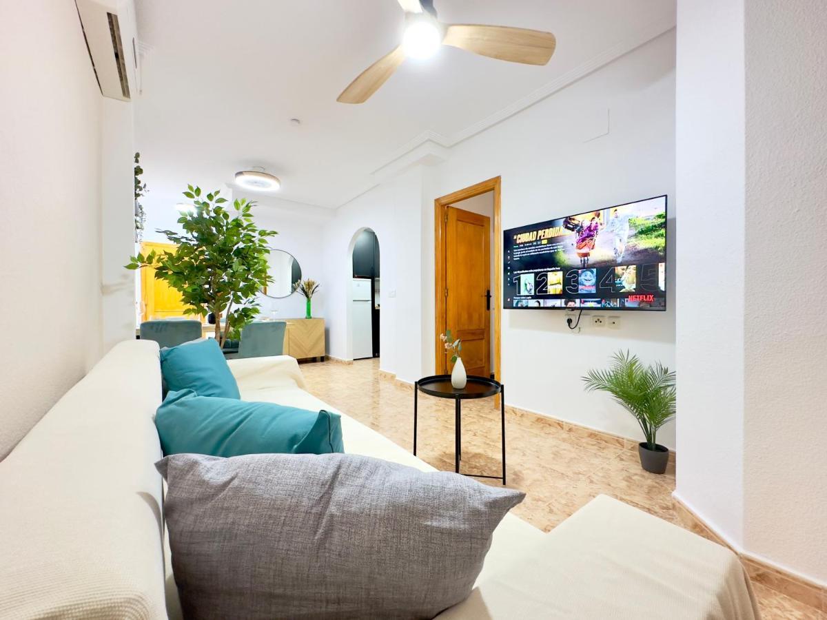 Playa Del Cura, 2 Min Zum Strand, Zentral, Kostenlos Parken Apartment Torrevieja